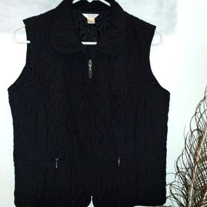 ⭐CHRISTOPHER & Banks Women's Size Medium Black Vest